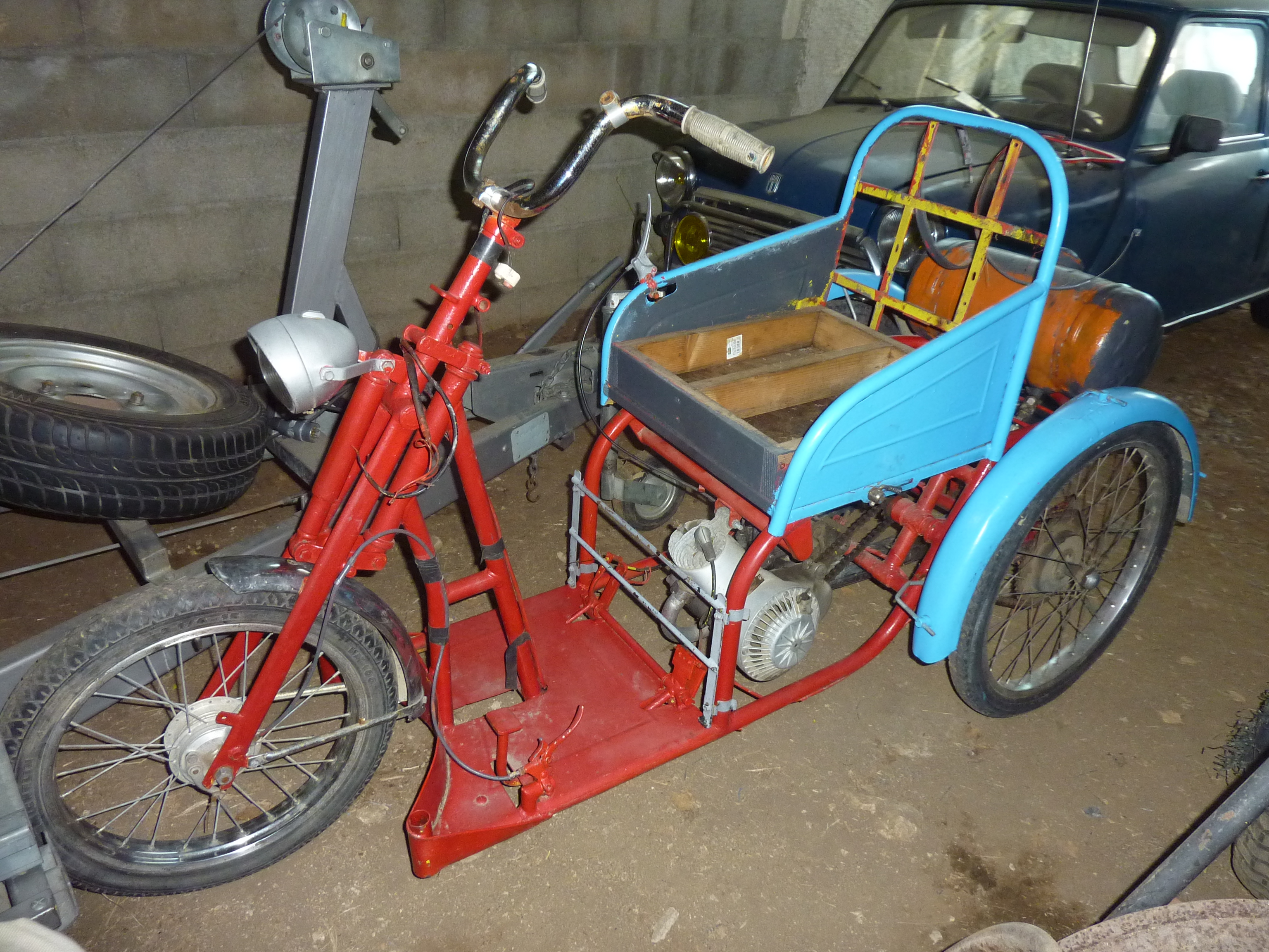 tricycle handicapé poirier années 50